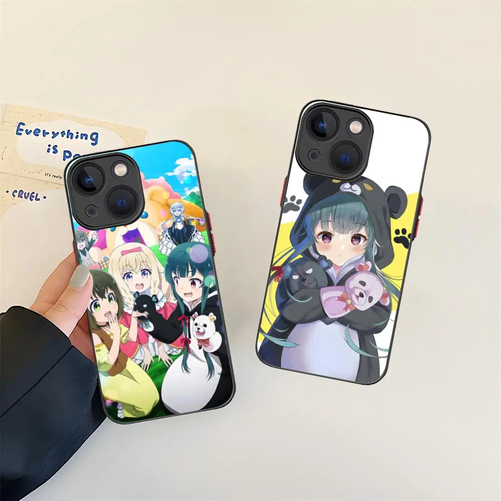 

Чехол для телефона с аниме-персонажем Кума Бир Юна для iPhone 17 16 15 14 13 12 11 X XR XS 8 7 Air Pro Max Plus Mini, красочный силиконовый чехол