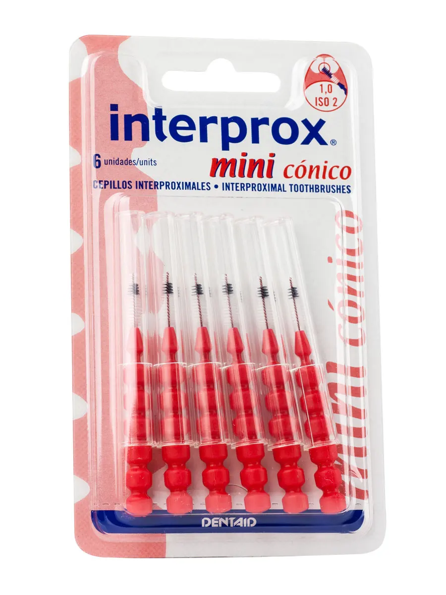 6 PCs mini interpox Vitis-mini conical interdental brushes