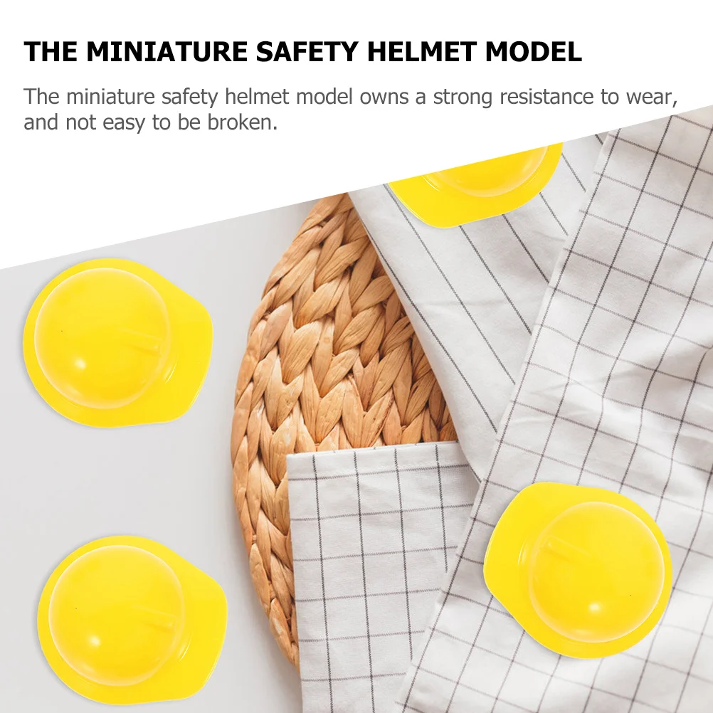 

3pcs 3 Count Safety Accessories Mini Decoration Plastic Hat Hats Party Little