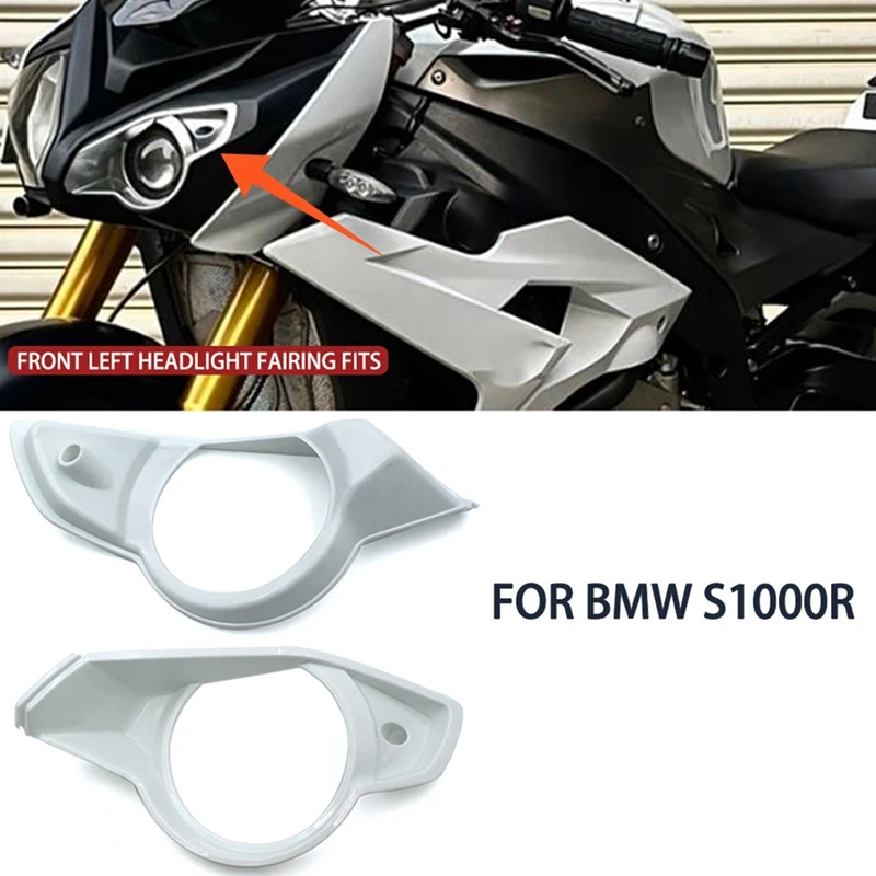 Motorcycle Front Left Headlight Surround Fairing Cowling For BMW S1000R 2015-2018 Fairing Panel Headlight Cover