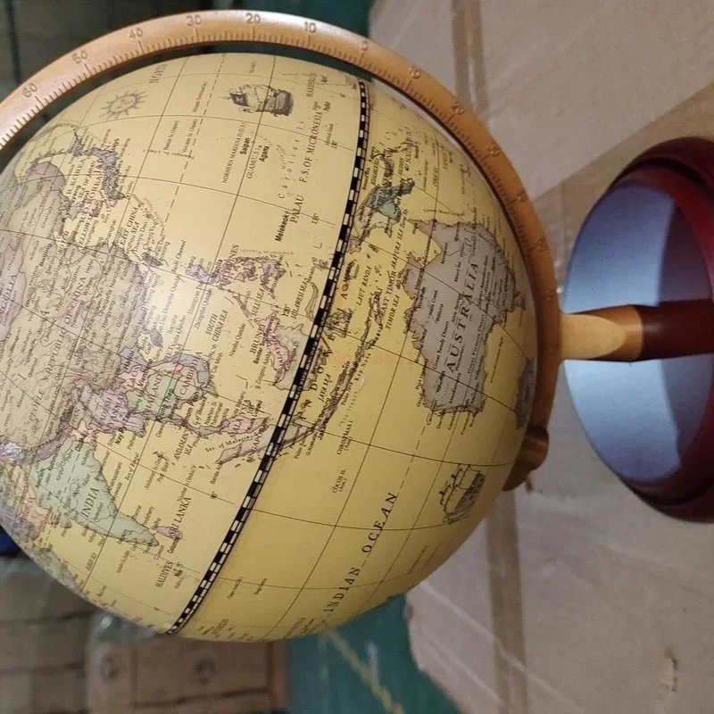 Globe antique européen et américain de 20cm et 25cm, ornement chinois et anglais, veilleuse rétro