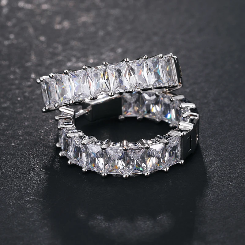 

TUHE женские серьги унисекс, медные серьги, ювелирные изделия, серьги 3 мм/4 мм/5 мм 5A, модные серьги, женский подарок