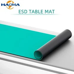 Antistatic Safe Desk Mat Repair Pad ESD Table Mats Non-slip factory High Temperature Resistant Soldering Repair Rubber Pad