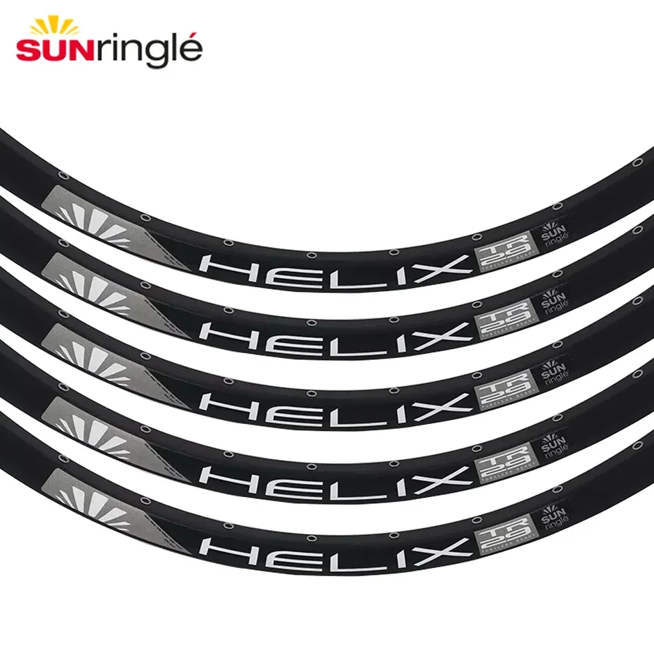 Sunringle HELIX Bicycle rim Aluminum alloy Mountain/road bike TR25 TR27 TR29 vacuum wheel rim 28H 32H wheel rim 29/27.5/26 inch