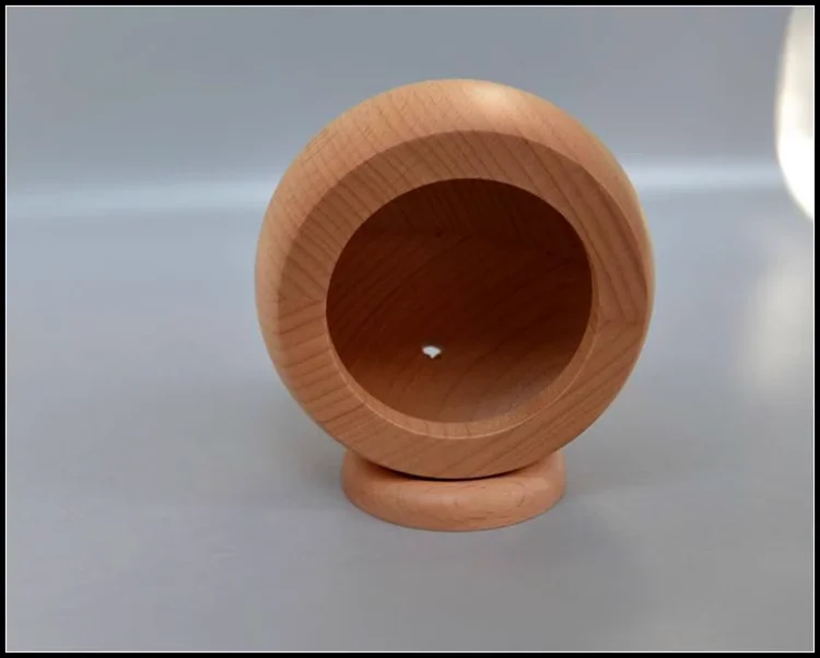 1 قطعة GHXAMP خشب الزان الصلب 3.5 بوصة افتتاح 76 مللي متر المتكلم سيارة منتصف المدى قاعدة دعامة حامل قذيفة لا عكس صب