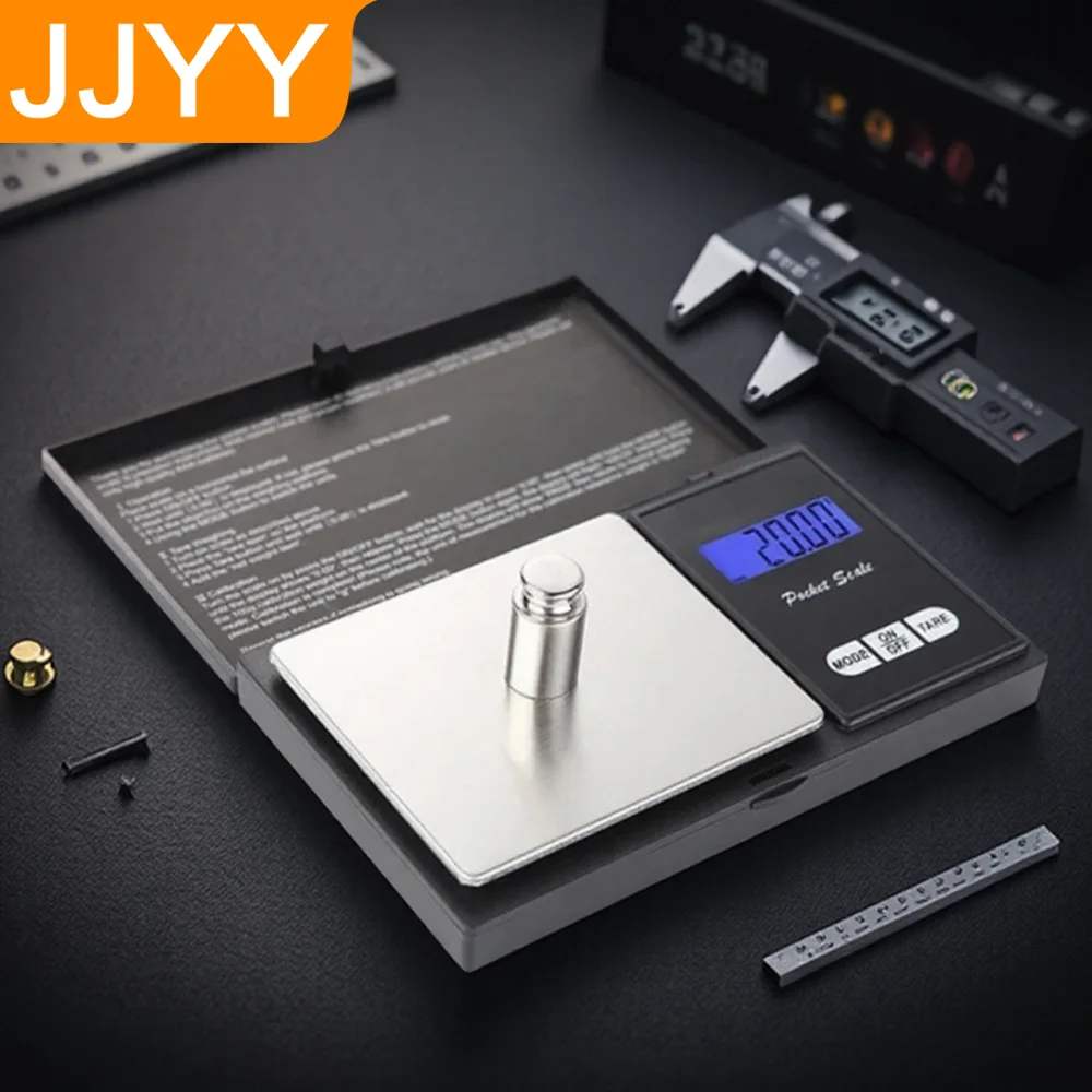 500g x 0.01g High Precision Digital Kitchen Scale Jewelry Gold Balance Weight Gram LCD Pocket Weighting Electronic Scales