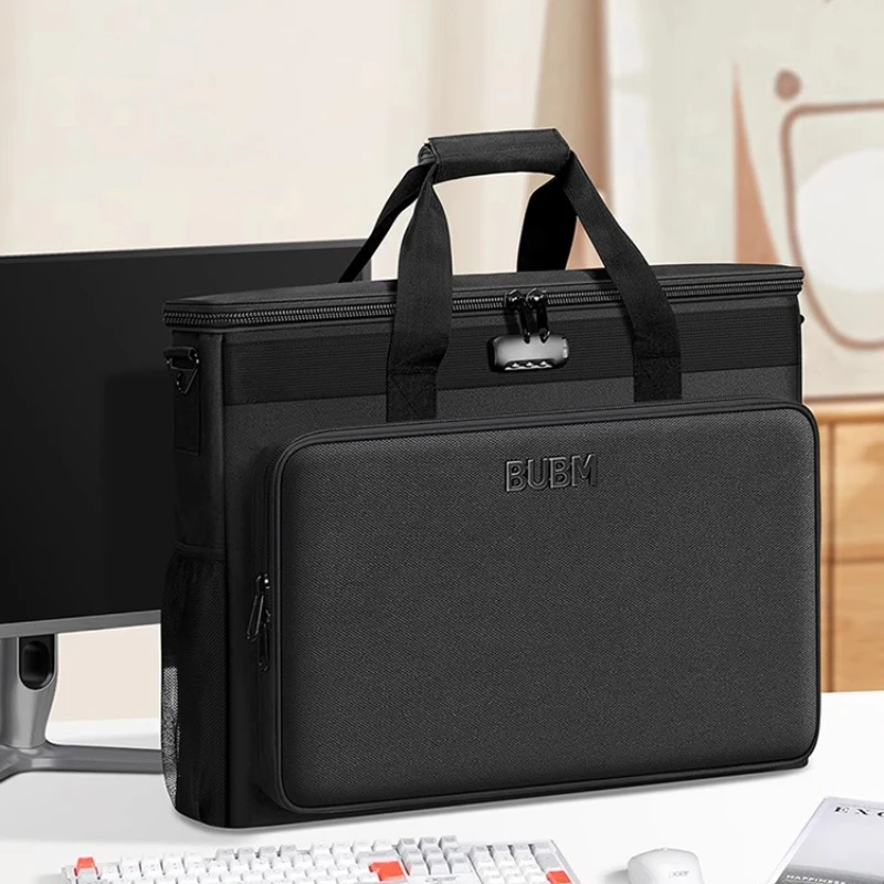 Computer Monitor Carrying Case for 25/32Inch Screen Shockproof Protective Cover with Keyboard Bags Portable Transport Bag for PC