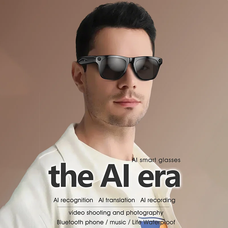 

XIAOMI умные очки с искусственным интеллектом, 100 Вт, уличные музыкальные очки, светильник, аккумулятор 260 мАч, наушники, очки для громкой связи для вождения