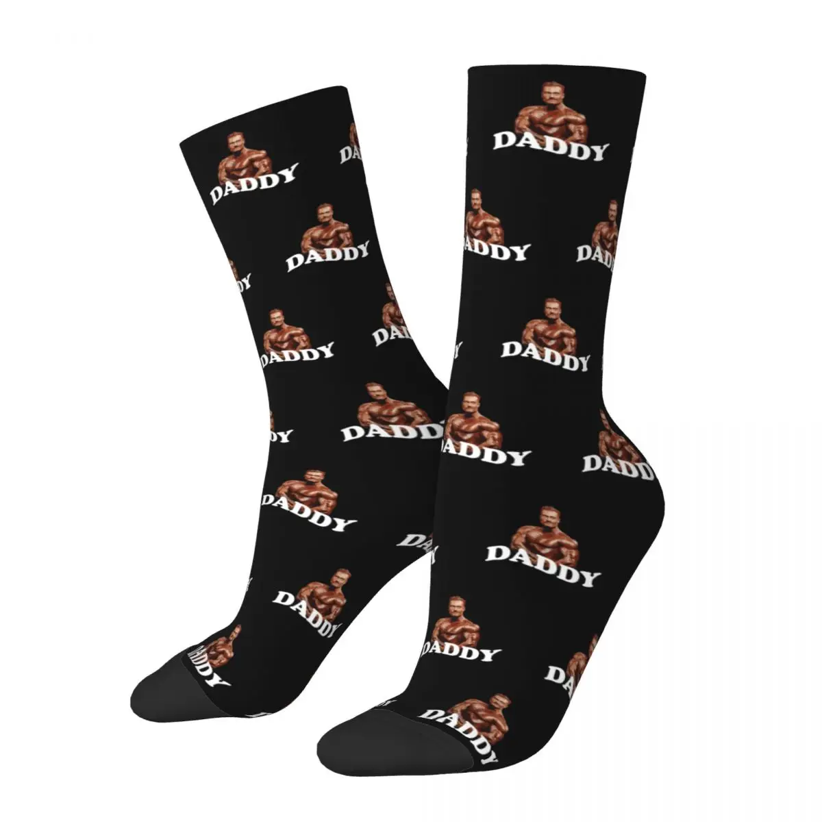 Gym Motivation Daddy Socks Men's Women's Polyester Casual Socks Harajuku Spring Summer Autumn Winter Middle Tube Stockings Gifts