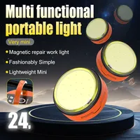 Multi Function Camping Light Magnetic Attachment USB Rechargeable System 3 Light Modes Portable Design for Emergency Preparednes