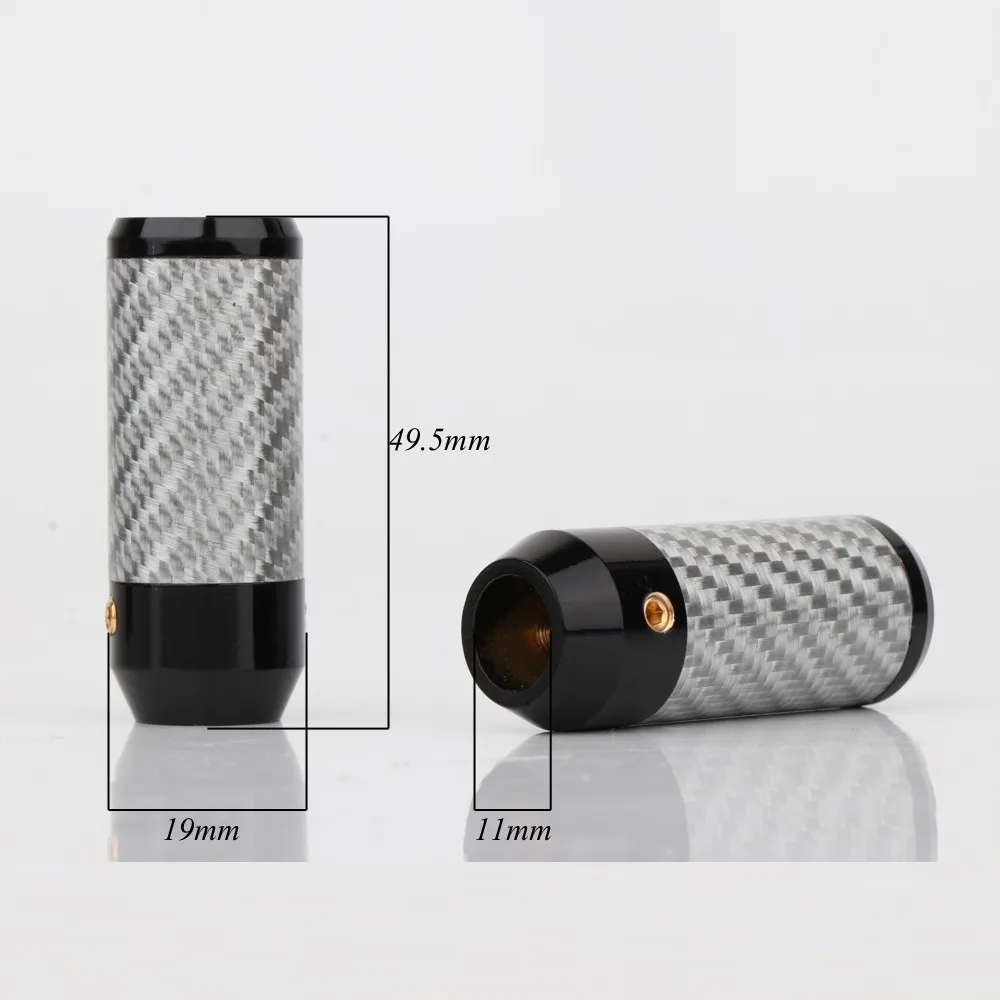 11mm/14mm/16mm Hifi Carbon Faser Hosen Boot Y Splitter Lautsprecher Audio Kabel DIY Split Audio Kabel Draht Hose 1 Zu 2 Lautsprecher – Detail 4