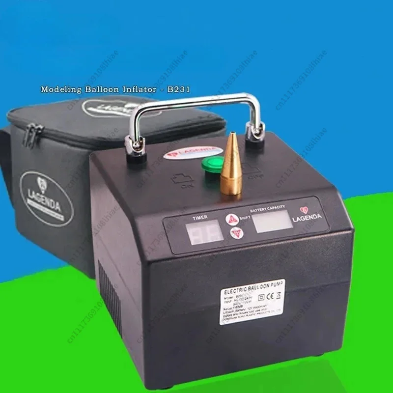 NEW B231 Lagenda Twisting Modeling Balloon Inflator with Battery Digital Time and Counter Electirc Balloon Pump