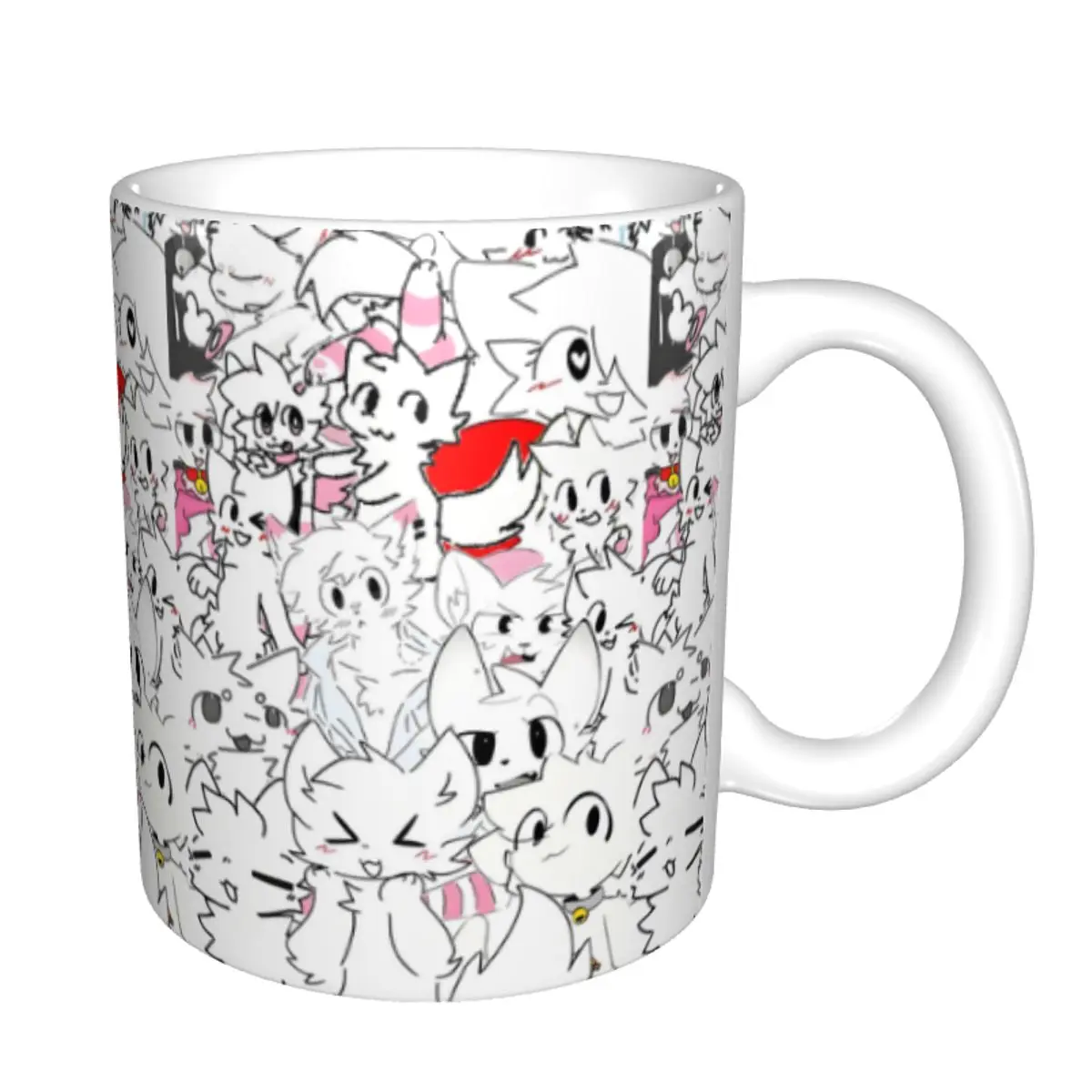 Custom Boykisser Silly Cat Coffee Mugs DIY Cute Cartoon Ceramic Mug Cup Creative Gift