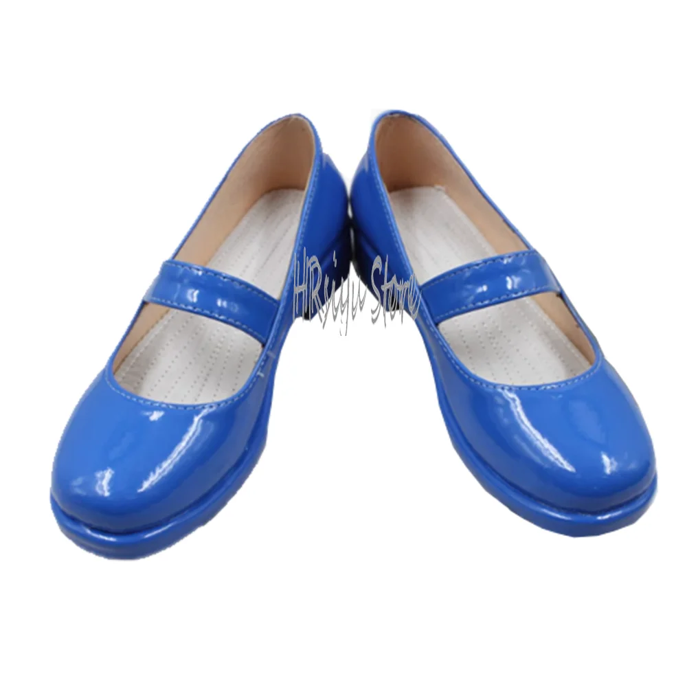 Cosplay Kafuu Chino Scarpe Stivali Anime cos Donna Simpatiche scarpe blu