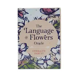 The Language of Flowers Oracle Cards Deck Board Game For Kids Women