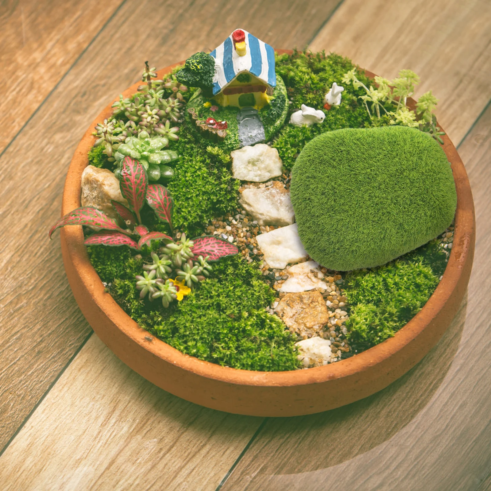 

Simulation balls Aquarium Decor Realistic Green Algae Balls for Fish Tanks Micro Landscapes Resin Material