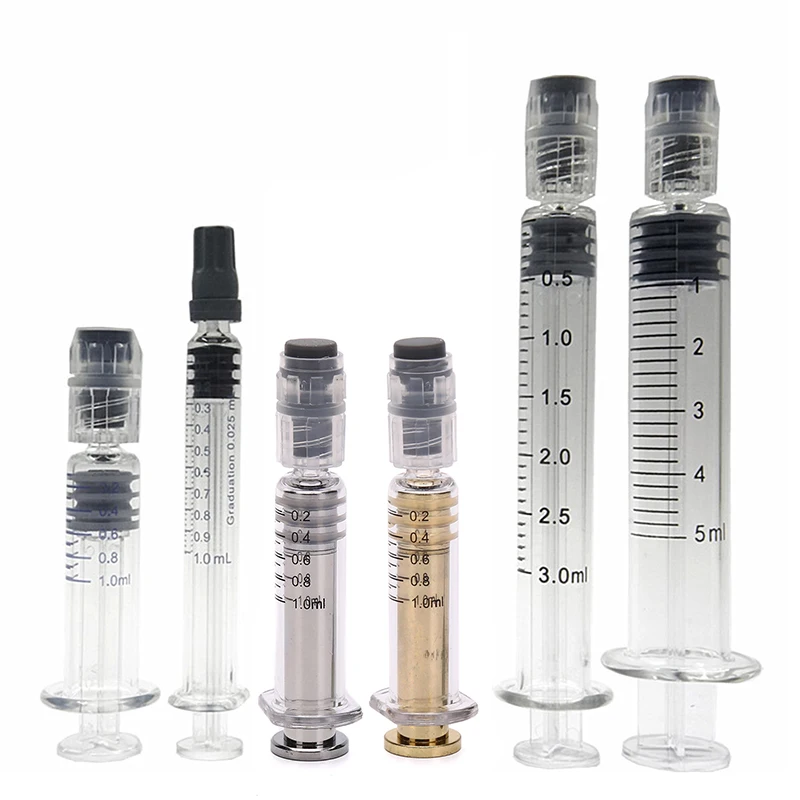 HOT Luer Lock Syringes Screw Blunt Tip Needles Caps For Industrial Dispensing 1/3/5ML