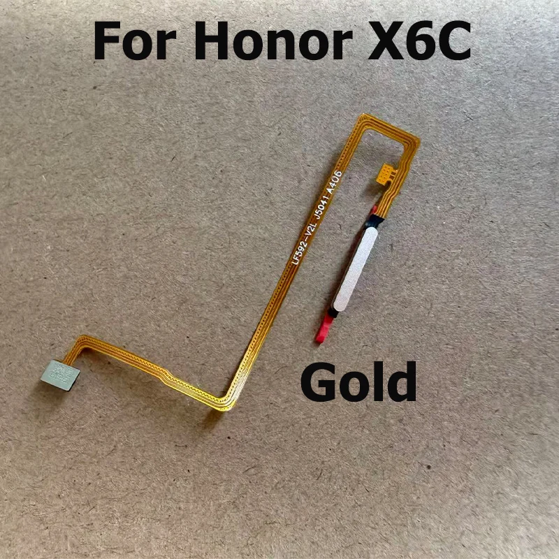 For Huawei Honor X6C Home Button Fingerprint Sensor Menu Touch ID Scanner Ribbon Connector Flex Cable