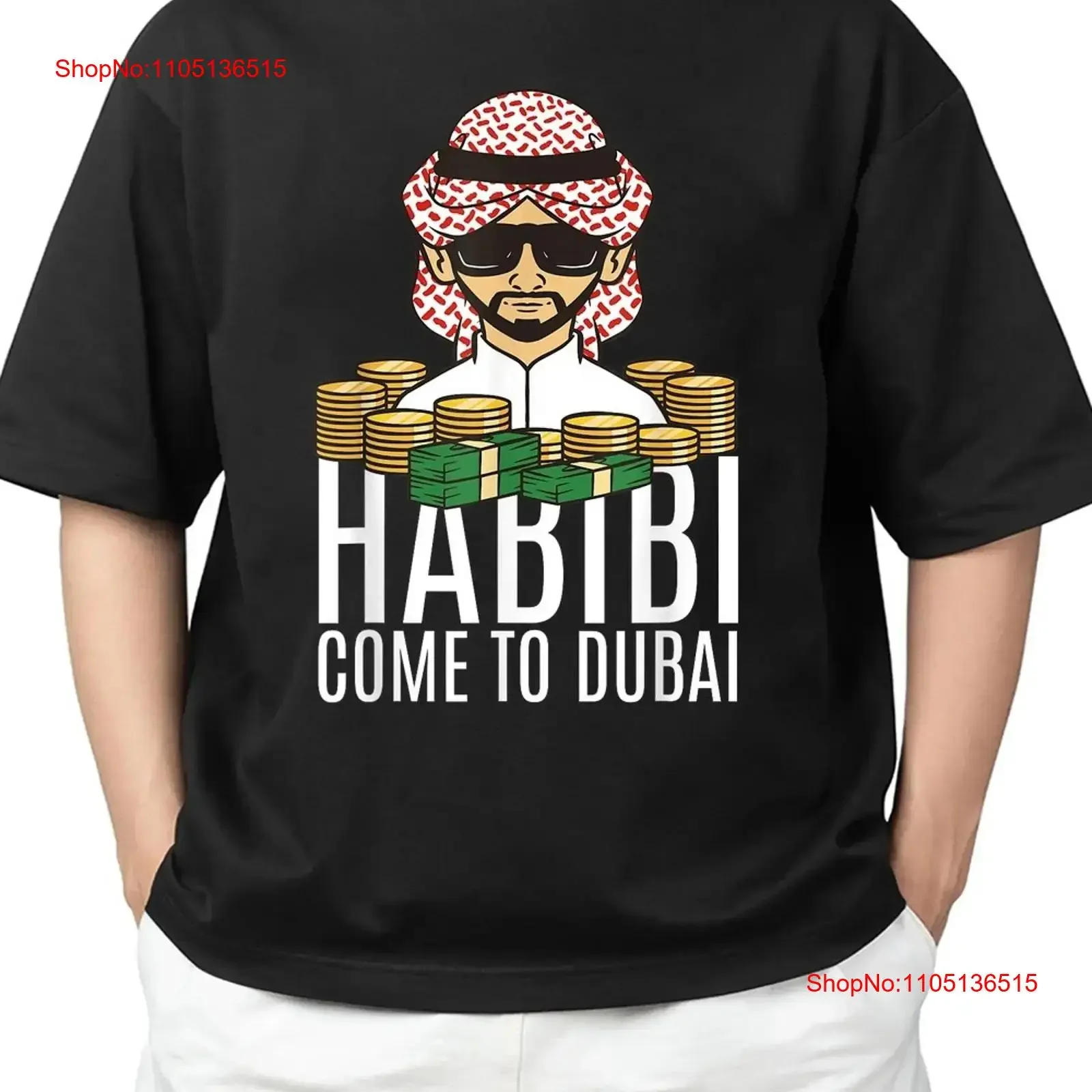 Dubai Funny Rich Arab Money Stack T Shirt Chill Everyday Style S 4XL vintage Washed Breathable Unisex homme