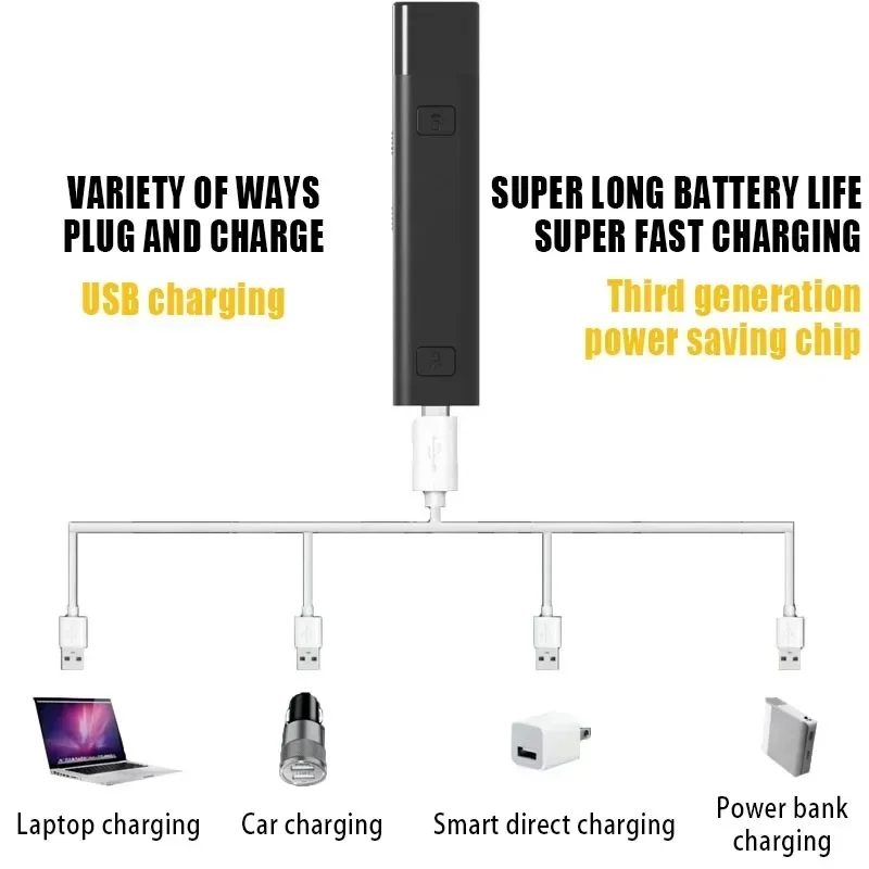 Sifflet électronique multifonctionnel Rechargeable PE pour enseignant, entraîneur de Football, sifflet d'arbitre, fourniture de lampe de poche, équipement d'entraînement