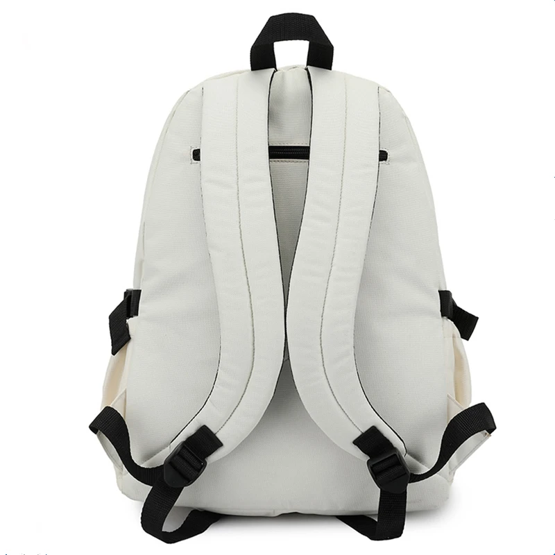 Nesitu alta calidad A4 gran capacidad Oxford hombres mujeres mochila para ordenador portátil mochila escolar ligera bolsa de viaje rojo blanco negro M1793
