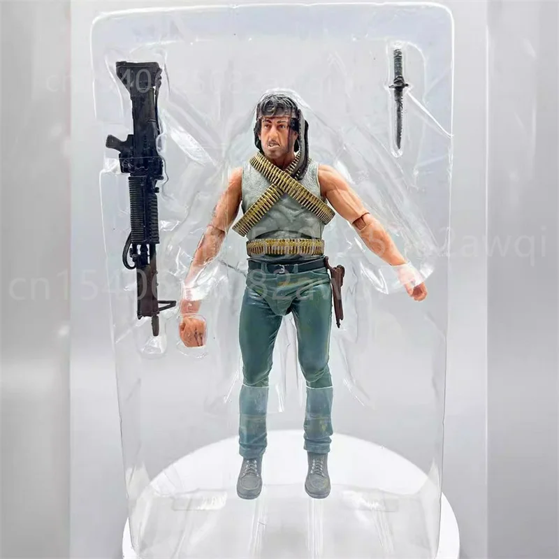 NECA Figur First Blood John J Rambon Drake Ultimate Edition PVC Action Figure Sammlung Modell Spielzeug 17 cm Geburtstag Weihnachten Geschenk – Detail 13
