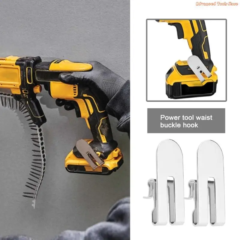 10Pcs Replacements Belt Hook Clips Functional Metal Hook for 18V Tool Handles W91B