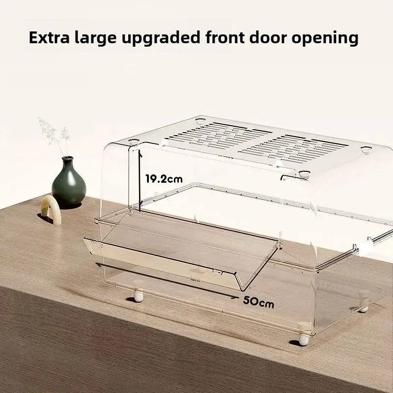 Tafit 75cm Acrylic Hamster With Full Transparent Viewing For Dwarf Syrian Small Pet House