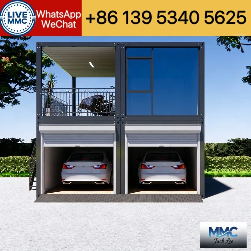 Double-layer waterproof prefabricated mobile mini-homes 2/3/4 bedrooms 40-foot foldable expandable container homes