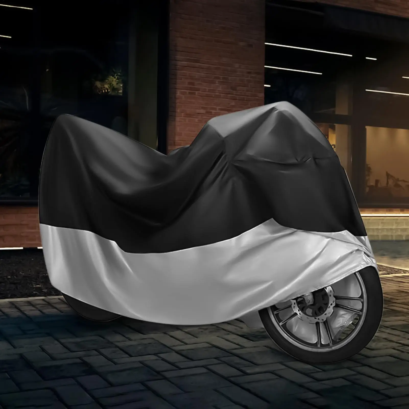 

Чехол для скутера, водонепроницаемая уличная водонепроницаемая сверхмощная мотоциклетная палатка, аксессуары для велосипеда для путешествий на открытом воздухе, поездок на работу в горах