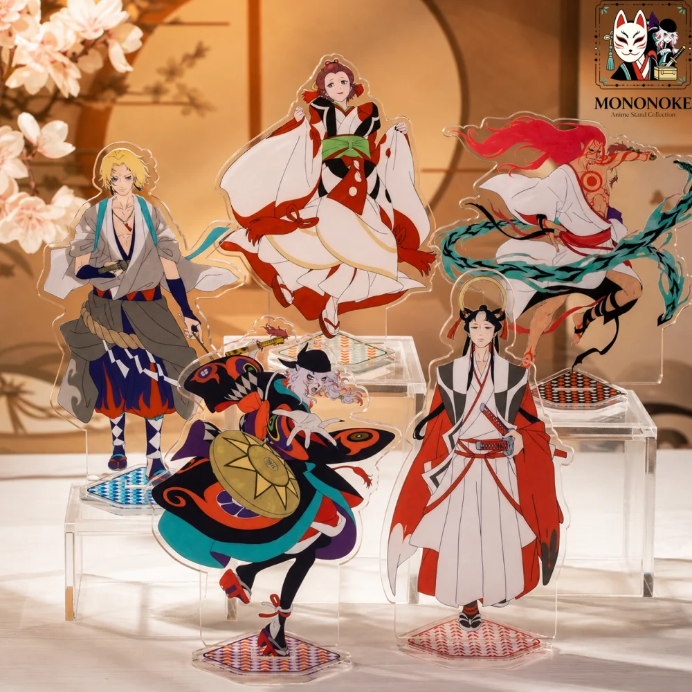 15cm Acrylic Keychain Stand Anime Mononoke Medicine Seller Kinrou Japanese Style Table Ornament Collectible Fans Gift