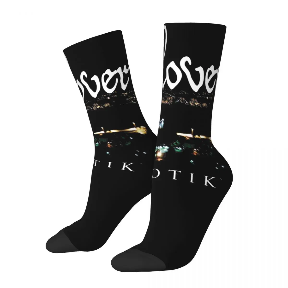 

Harajuku Women's Socks Lifelover Black Metal Band Depressive Rock Merchandise Cute Erotik Music Sport Sock Spring Autumn Winter