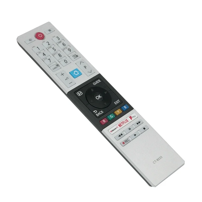 CT-8533 Replacement Remote Control for TOSHIBA 2018/2019 TV Models with Netflix Fplay Remote Control 2863DB 3862DB 3863DB 3863DB