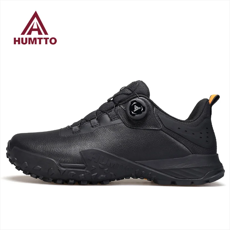 Humtto Hiking Shoes men waterproof Climbing Sneakers Trekking Hunting Tourism Mountain boots Tactical shoes Casual ankle shoes