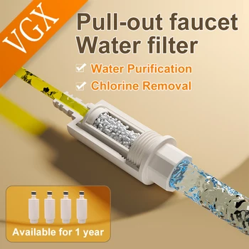 VGX-Purificateur d'eau pour robinet, filtre à eau côtelé pour la cuisine domestique, HORemover, Combo ine rapMetals