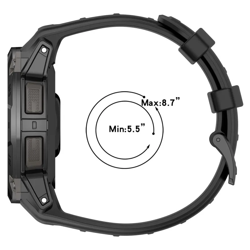 Original Strap For Garmin Instinct 3 45mm 50mm AMOLED Solar Silicone Smart Watch Wrist Band Bracelet Instinct3 WristBand