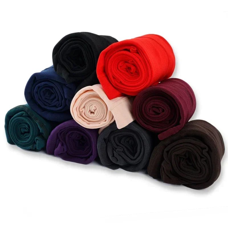 2 قطعة جوارب الشتاء الدافئة الملونة للنساء الفتيات رشاقته الجوارب الحرارية طماق عالية الخصر جوارب لينة بسط جوارب طويلة