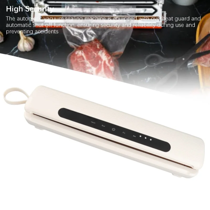 

Автоматический вакуумный упаковщик, компактная машина для вакуумной упаковки пищевых продуктов, белый цвет