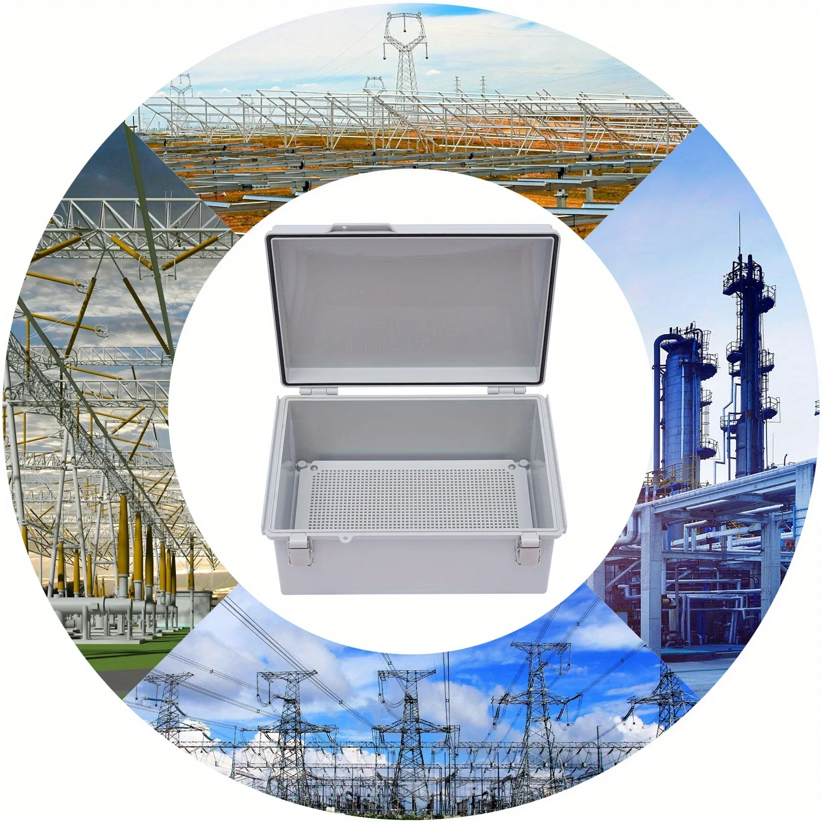 

Электрический корпус, распределительная коробка для настенного монтажа, водонепроницаемая пластиковая коробка 14x10x6 дюймов, большая водонепроницаемая распределительная коробка для проекта IP67.