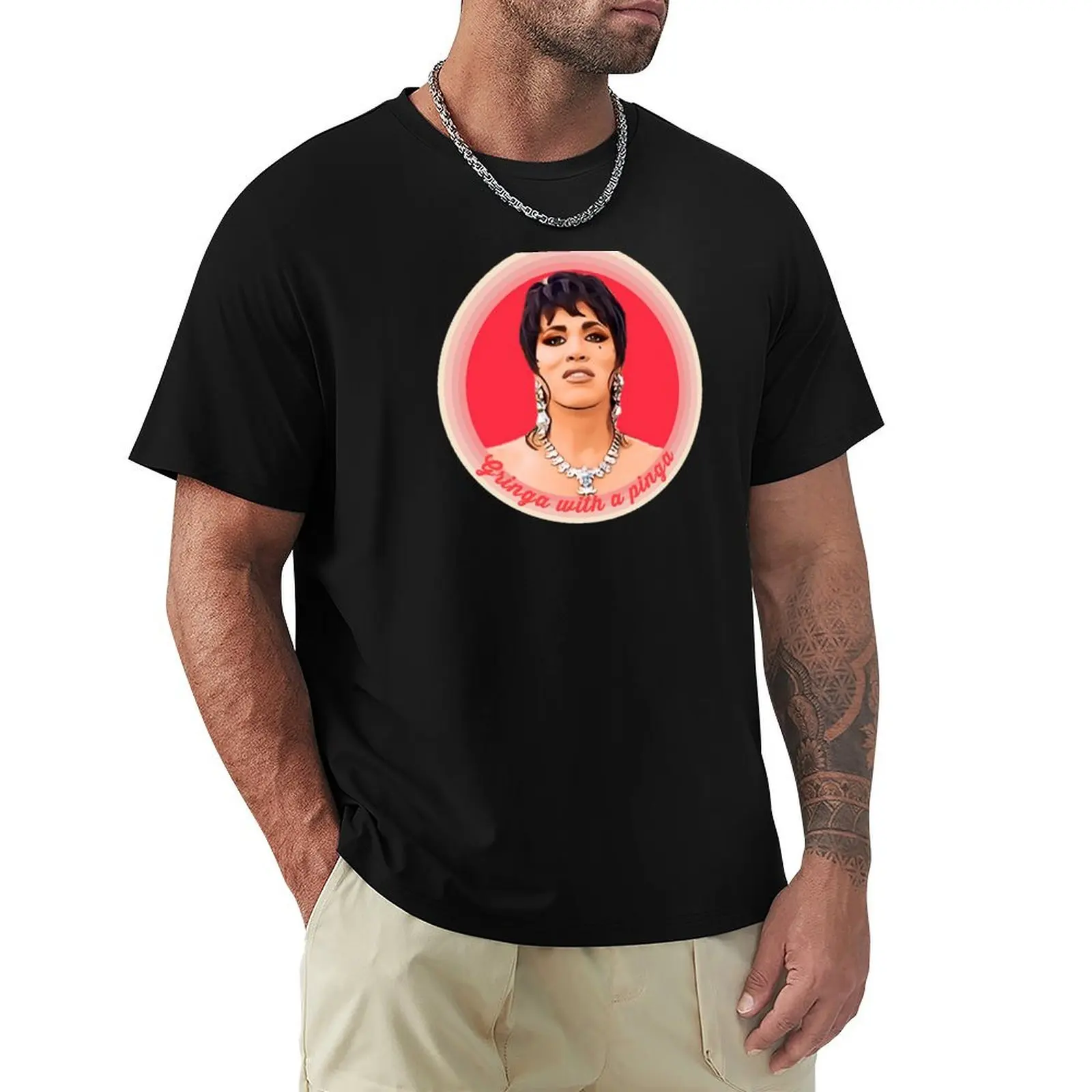 Camiseta Chi Chi - Gringa com Estampa de Pinga, Casual e Moderna, Estilo Streetwear