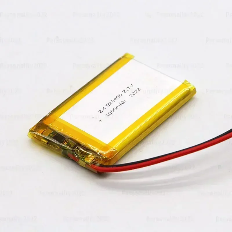 523450 503450 1000mAh 3.7V Lithium Battery Li Polymer Batteries LiPo for Bluetooth Headset Mouse Mobile Phone Navigator Tablet