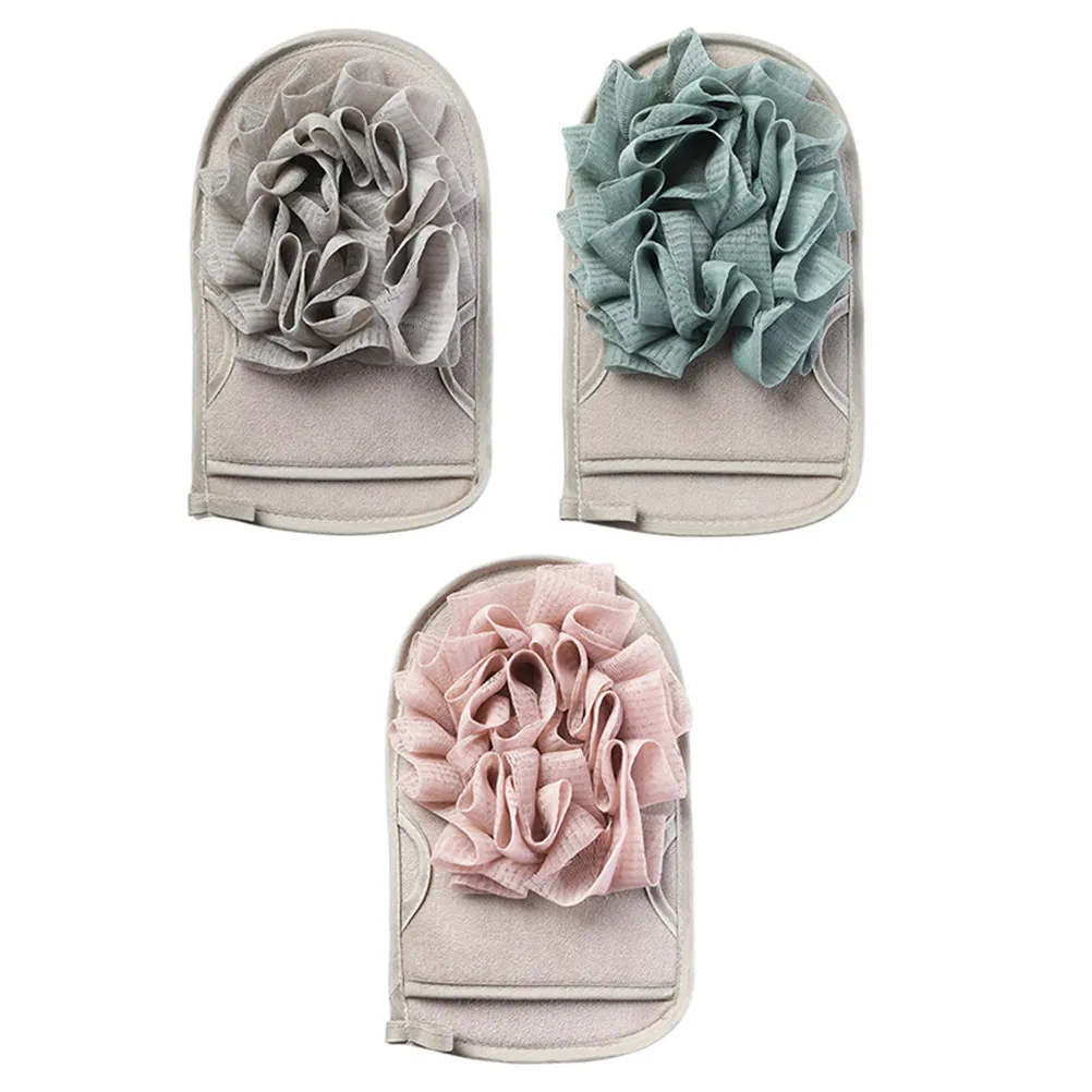 

3Pcs Bathing Gloves Exfoliating Shower Gloves Body Scrubber for Smooth Skin Reusable Shower Mitts Bathing Glove