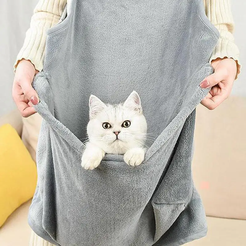 Pet Carrier Bag Apron Hands-Free Cat Carrier Pouch Cat Carrier Bag Washable Pet Carrier Sleeping Bag Sleeping Bag Pet Carrier