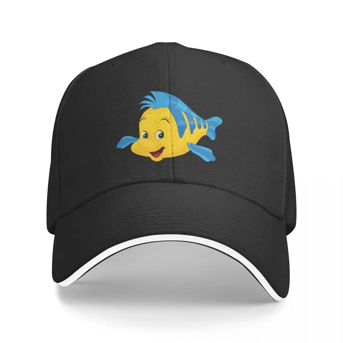 Flounder Baseball Cap Icon Military Tactical Cap Golf Men Women's