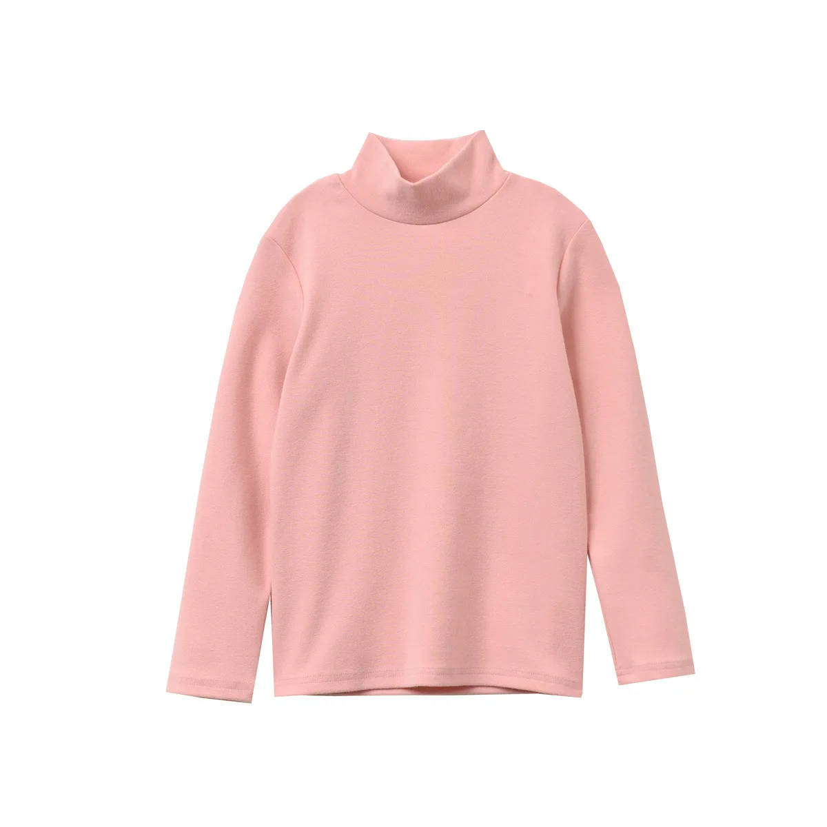 2025 Autumn New Children Long Sleeve T Shirts Solid Girls Cotton Bottoming Shirts Kids Winter Warm Tops Toddler Clothes