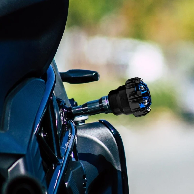 0XXD Lightweight Motorcycle Fork Cup Crafted Aluminum Alloy Offers Superior Crash Easy to Install Fits Most Bikes