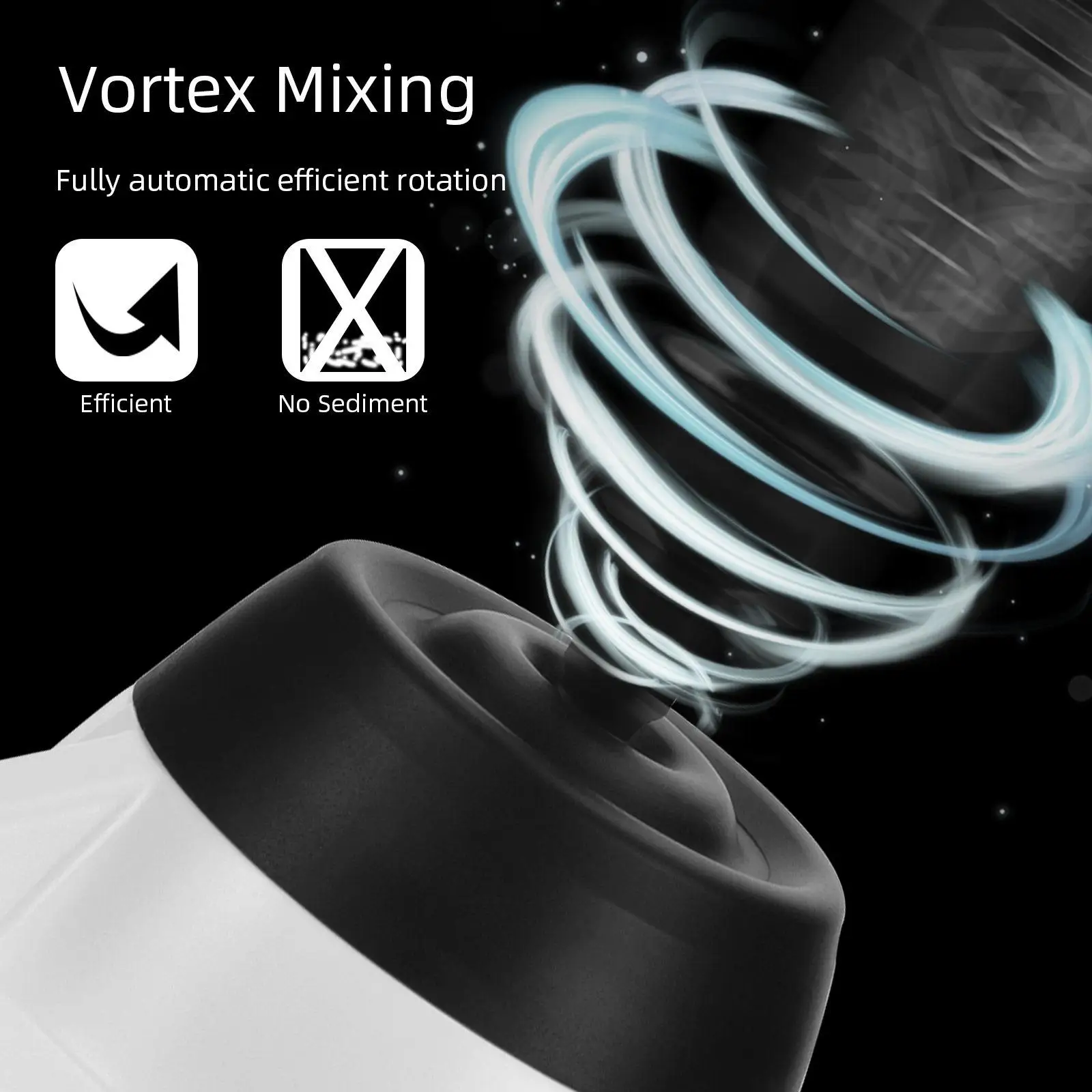 Mini Vortex Mixer 360 Degree Rotation Shaking Portable Lab Vortex Shaker for Centrifuge Tubes Test Tubes Lab Mixing Nail Polish