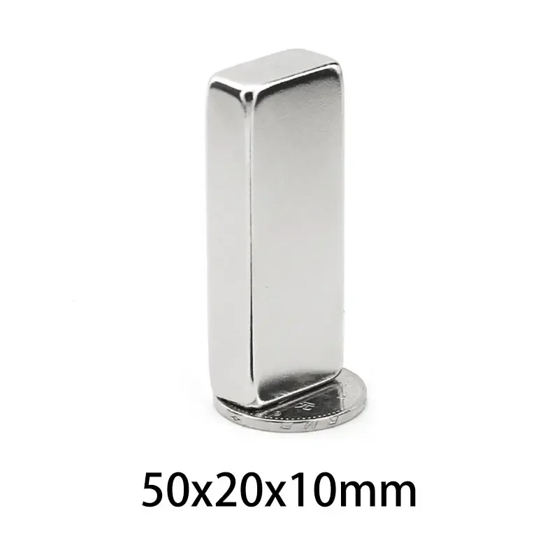 50x20x10mm Super Strong Magnets Powerful  Block Magnet 50x20x10mm For  Fridge,DIY,Building,Scientific,Craft,Education 50*20*10
