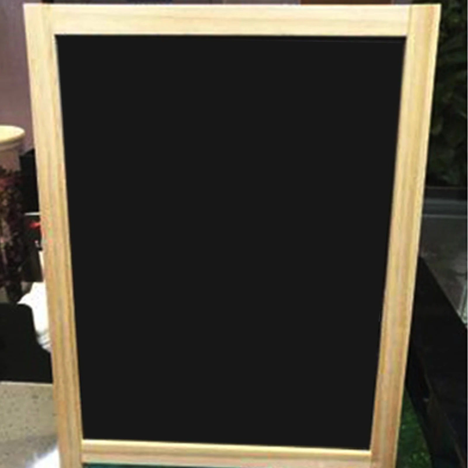 1Pc Independent Double-sided Blackboard Wooden A Frame Is Used For Sketchpad Teaching Mini Board Activity Sign Party Decoration