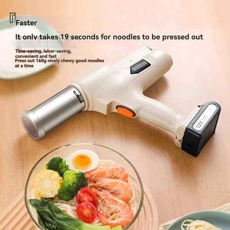 Home Electric High Efficiency Motor-Driven Handheld Noodle Making Machine Fully Automatic Pasta Press